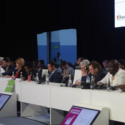 Roundtable of Mayors and Ministers: Looking for multilateral solutions for the future of our planet at WUF 10.