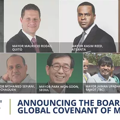 Global Covenant of Mayors for Climate and Energy appoints leadership board