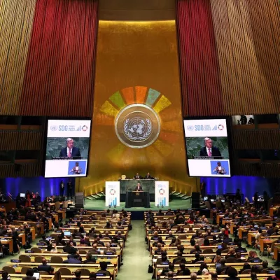 The organized constituency pledge to achieve the 2030 Agenda and a reformed multilateral system at the SDG Summit